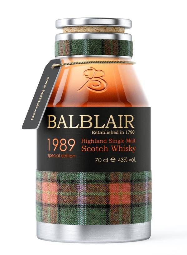 巴尔布莱尔1989年苏格兰威士忌特别版