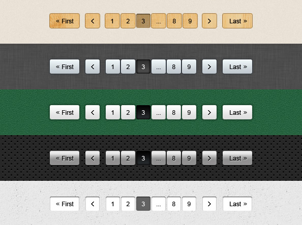 按钮,分页,分页按钮,分页PSD,PSD按钮,分页样式,分页模板,网页元素