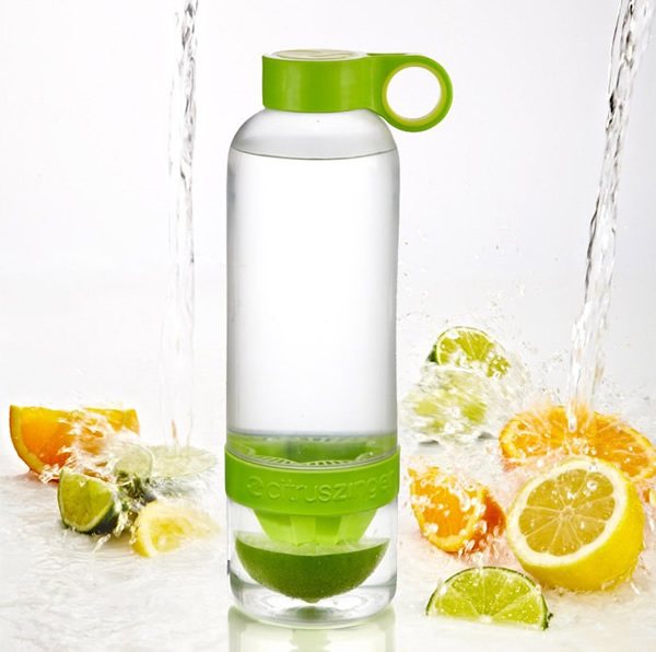 Citrus Zinger,创意,榨汁,水瓶,杯子,健康,简单,设计